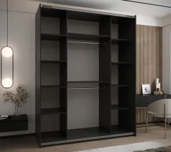 Armoire Lux 2 à portes battantes H. 245,5 x L. 200 x P. 64, 2 portes