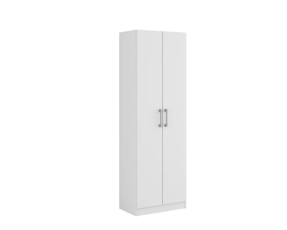 Armoire Maison 2 Portes - Venprodin - 169X56X34 Blanc
