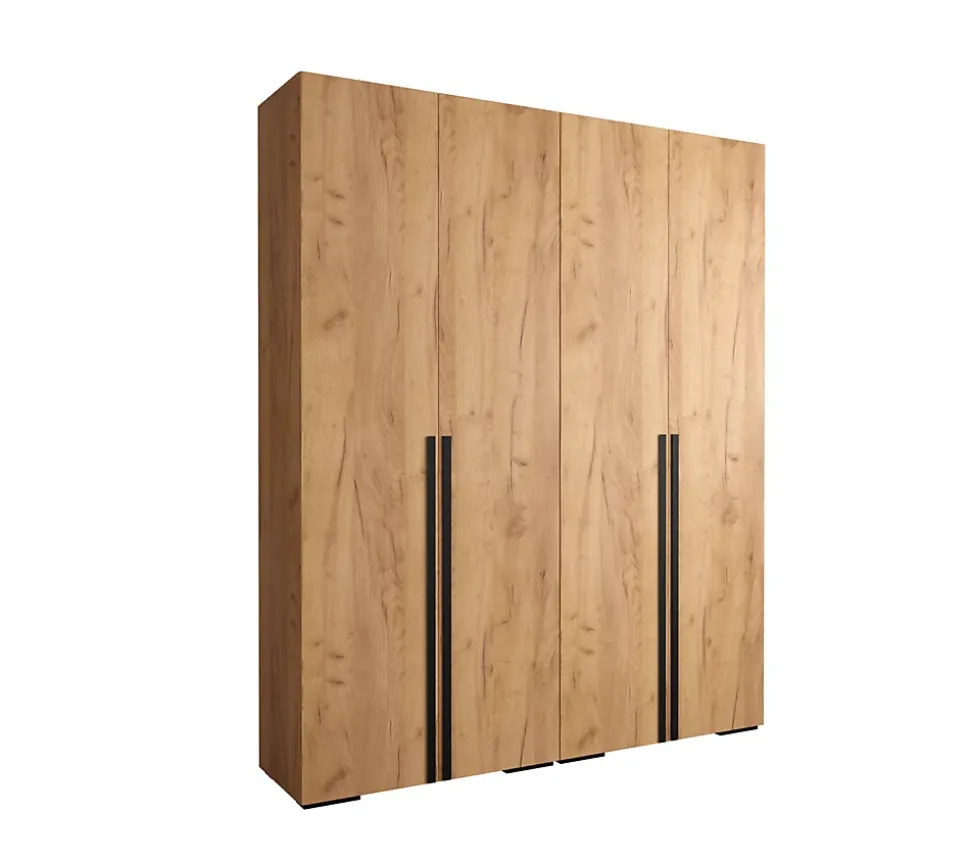 Armoire Manhattan a portes battantes H. 236,7 x L. 200 x P. 47, 4 portes