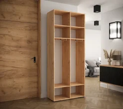 Armoire Manhattan a portes battantes H. 236,7 x L. 100 x P. 47, 2 portes
