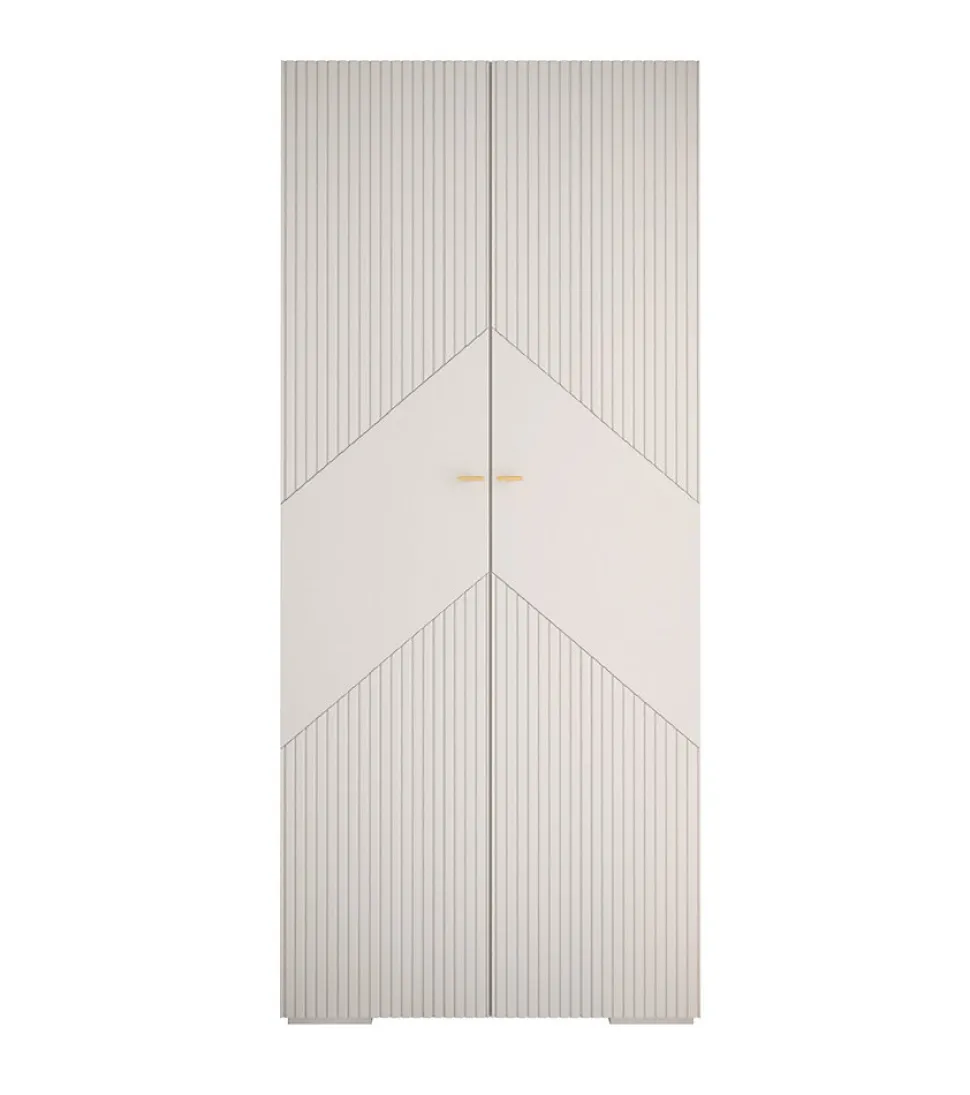 Armoire Manhattan Ryfel 2 a portes battantes H. 236,7 x L. 100 x P. 47, 2 portes