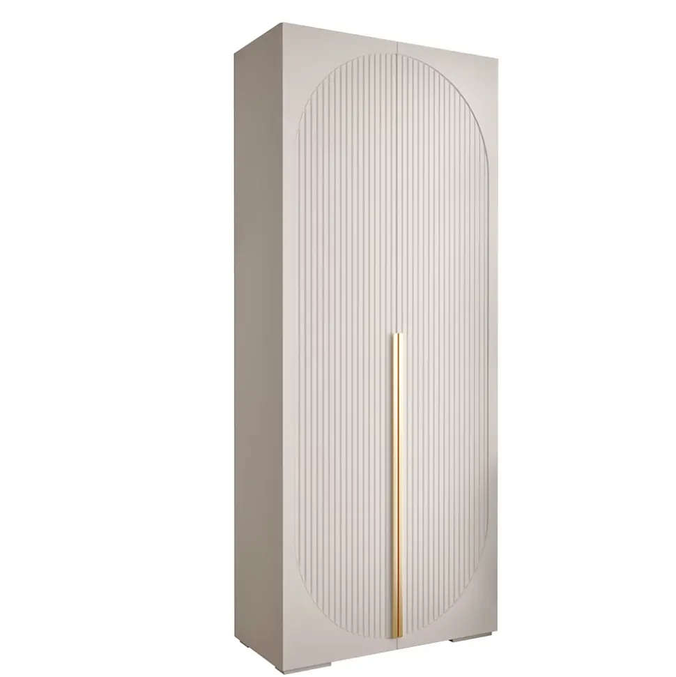 Armoire Manhattan Ryfel 5 a portes battantes H. 236,7 x L. 100 x P. 47, 2 portes