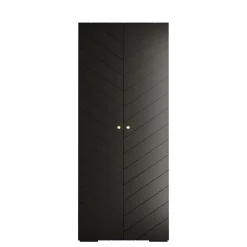 Armoire Manhattan Ryfel 4 a portes battantes H. 236,7 x L. 100 x P. 47, 2 portes