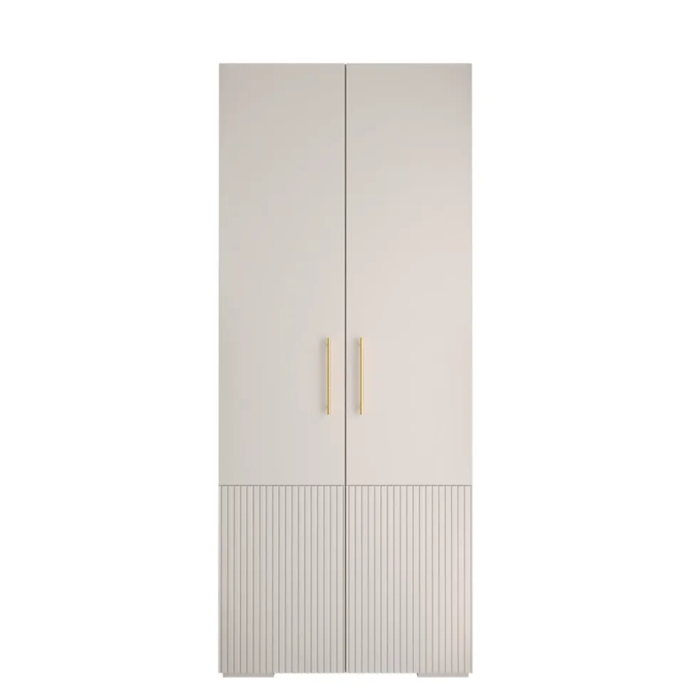 Armoire Manhattan Ryfel 3 a portes battantes H. 236,7 x L. 100 x P. 47, 2 portes