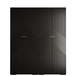 Armoire Manhattan Ryfel 2 a portes battantes H. 236,7 x L. 200 x P. 47, 4 portes