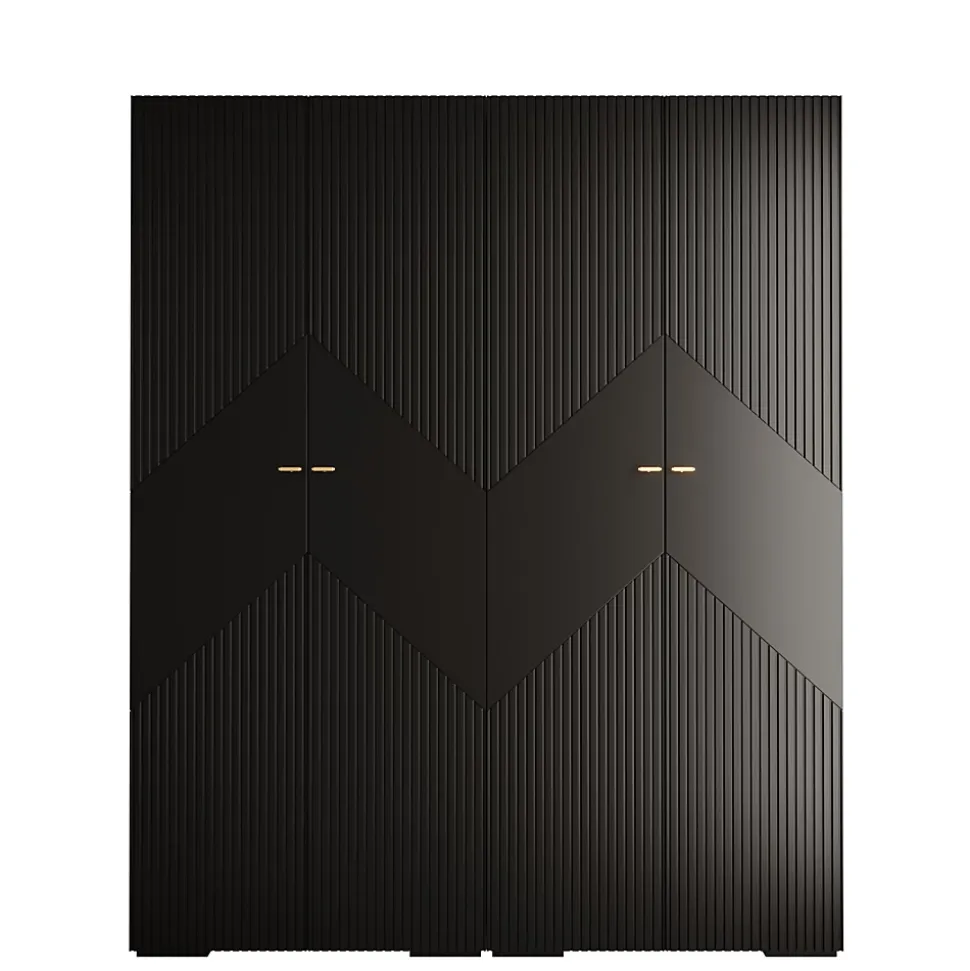 Armoire Manhattan Ryfel 2 a portes battantes H. 236,7 x L. 200 x P. 47, 4 portes
