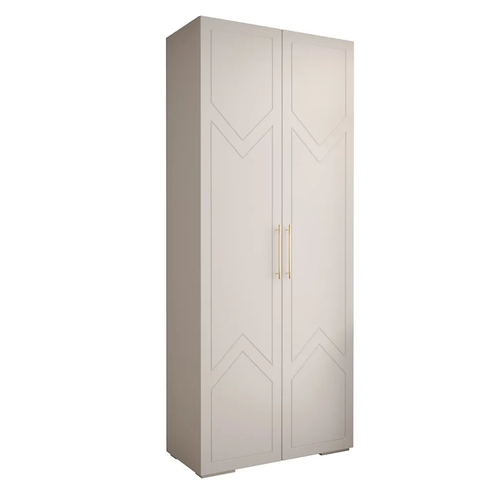 Armoire Manhattan Ryfel 8 a portes battantes H. 236,7 x L. 100 x P. 47, 2 portes