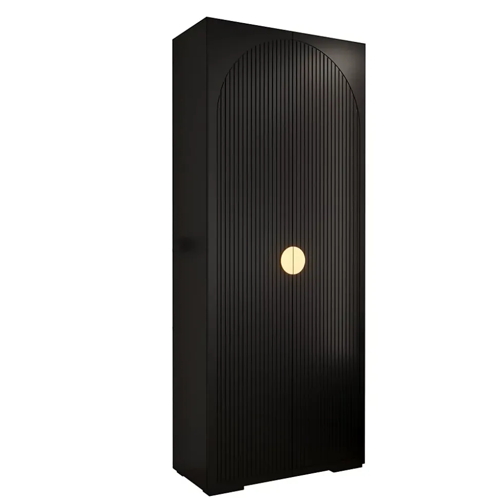 Armoire Manhattan Ryfel 1 a portes battantes H. 236,7 x L. 100 x P. 47, 2 portes
