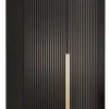 Armoire Manhattan Ryfel 9 a portes battantes H. 236,7 x L. 100 x P. 47, 2 portes