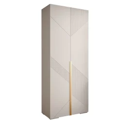 Armoire Manhattan Ryfel 7 a portes battantes H. 236,7 x L. 100 x P. 47, 2 portes