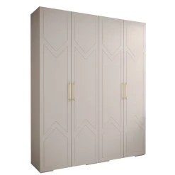 Armoire Manhattan Ryfel 8 a portes battantes H. 236,7 x L. 200 x P. 47, 4 portes