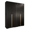 Armoire Manhattan Ryfel 5 a portes battantes H. 236,7 x L. 200 x P. 47, 4 portes