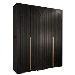 Armoire Manhattan Ryfel 5 a portes battantes H. 236,7 x L. 200 x P. 47, 4 portes