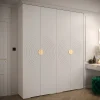 Armoire Manhattan Ryfel 6 a portes battantes H. 236,7 x L. 200 x P. 47, 4 portes