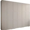 Armoire Manhattan Ryfel 10 a portes battantes H. 236,7 x L. 300 x P. 47, 6 portes