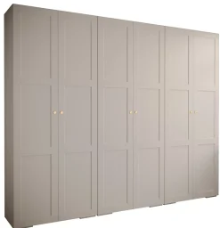 Armoire Manhattan Ryfel 10 a portes battantes H. 236,7 x L. 300 x P. 47, 6 portes