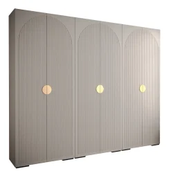 Armoire Manhattan Ryfel 1 a portes battantes H. 236,7 x L. 300 x P. 47, 6 portes