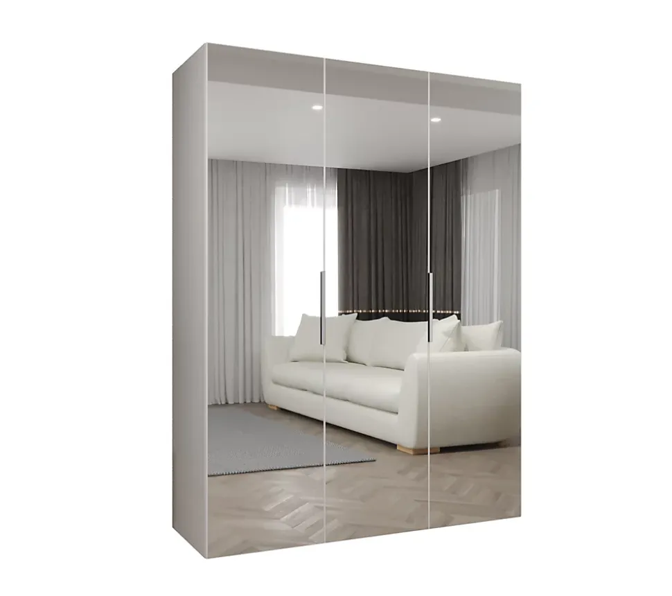 Armoire Marbella 3 a portes battantes H. 202 x L.150 x P. 52, 3 portes