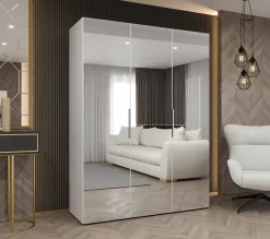 Armoire Marbella 3 a portes battantes H. 202 x L.150 x P. 52, 3 portes