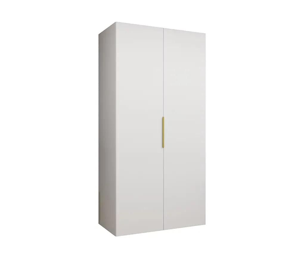 Armoire Marbella 1 a portes battantes H. 202 x L.100 x P. 52, 2 portes