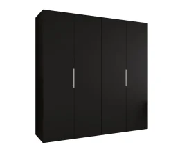 Armoire Marbella1 a portes battantes H. 202 x L.200 x P. 52, 4 portes