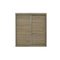 Armoire MILS 2 portes coulissantes Chene Sonoma Style scandinave