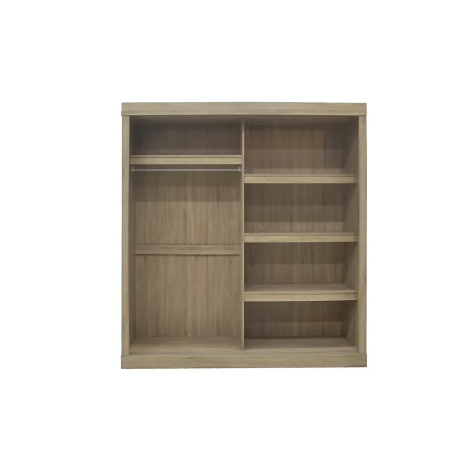 Armoire MILS 2 portes coulissantes Chene Sonoma Style scandinave