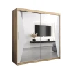 Armoire Monaco a portes coulissantes H. 200 x L. 200 x P. 62 2 portes