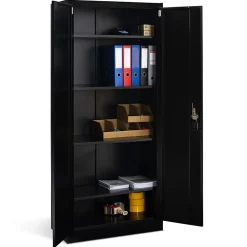 Armoire métallique 80 cm 5 niveaux noire