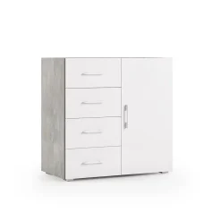 Armoire Multifonctionnelle Avec Porte Et Tiroir L90cm, H87cm, P 41Cm