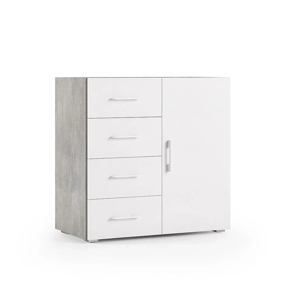 Armoire Multifonctionnelle Avec Porte Et Tiroir L90cm, H87cm, P 41Cm