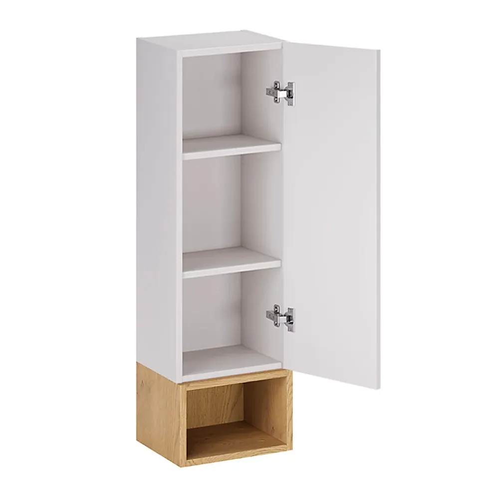 Armoire murale 1 niche Oria Blanc mat