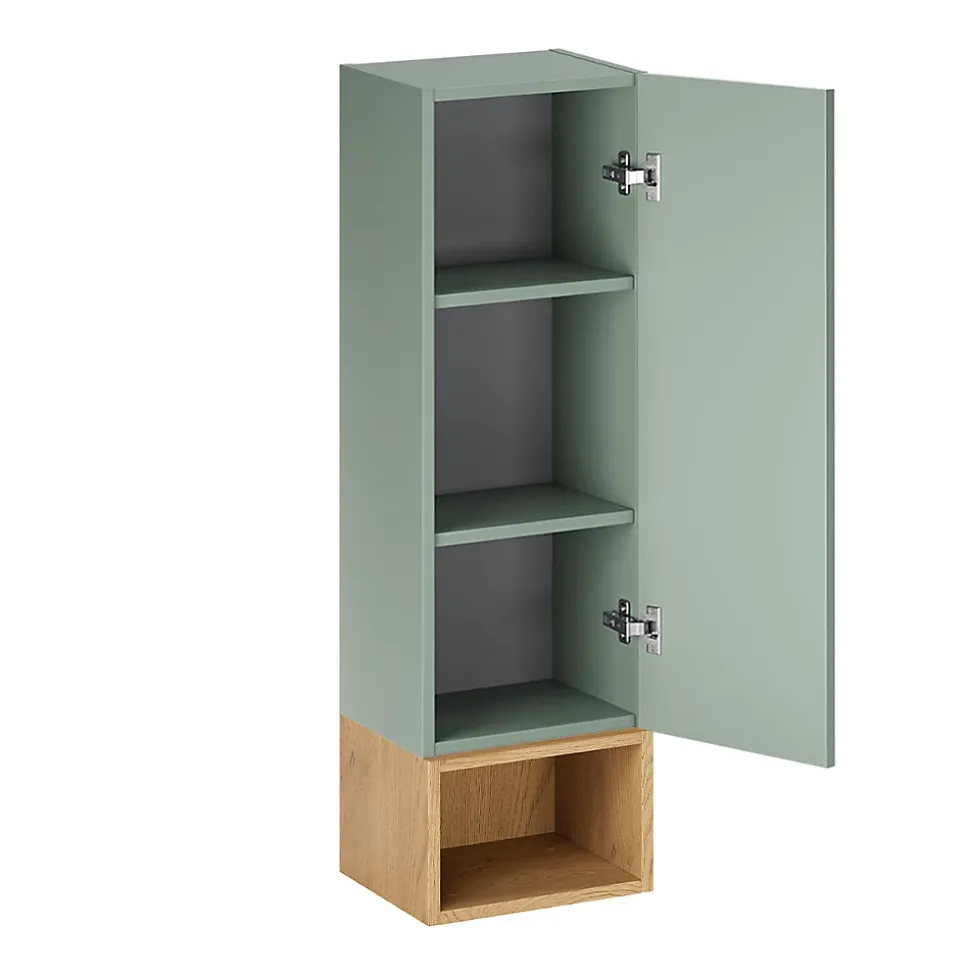 Armoire murale 1 niche Oria Vert mat