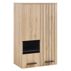 Armoire murale Noppen 98 x 60 x 35 cm effet chêne en.casa