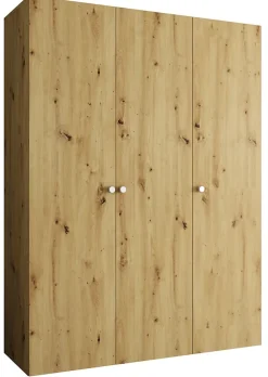 Armoire Parma 1 a portes battantes H. 202 x L.150 x P. 52, 3 portes