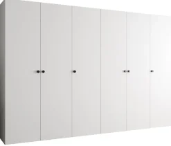 Armoire Parma 1 a portes battantes H. 202 x L.300 x P. 52, 6 portes