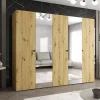 Armoire Parma 2 a portes battantes H. 202 x L.250 x P. 52, 5 portes