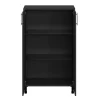 Armoire penderie 2 portes battantes noire GoodHome Atomia H. 112,5 x L. 75 x P. 35 cm