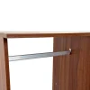 Armoire penderie armoire de rangement mobile panneaux de particules coloris chêne moyen