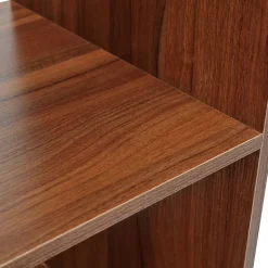 Armoire penderie armoire de rangement mobile panneaux de particules coloris chêne moyen