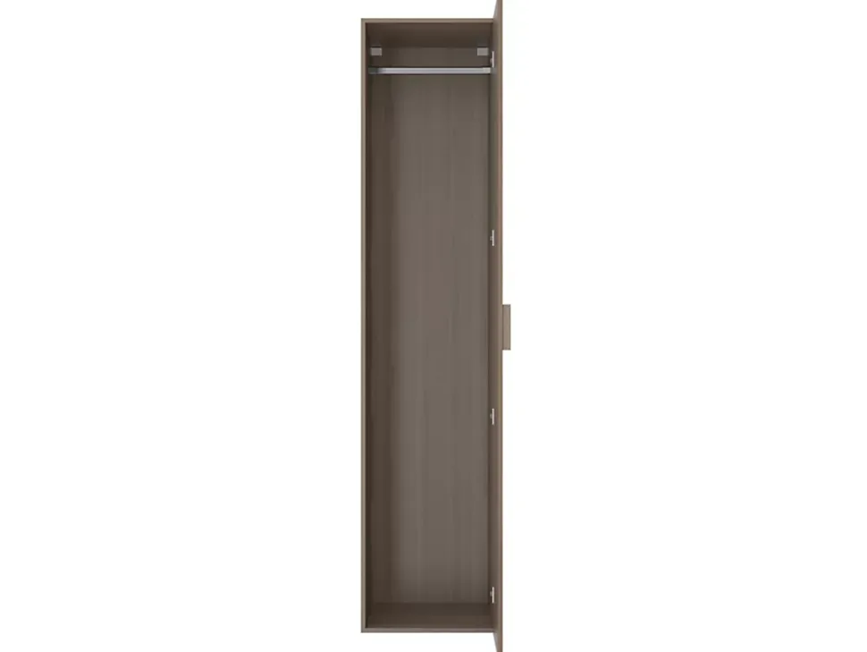 Armoire penderie effet chêne GoodHome Atomia H. 225 x L. 50 x P. 58 cm