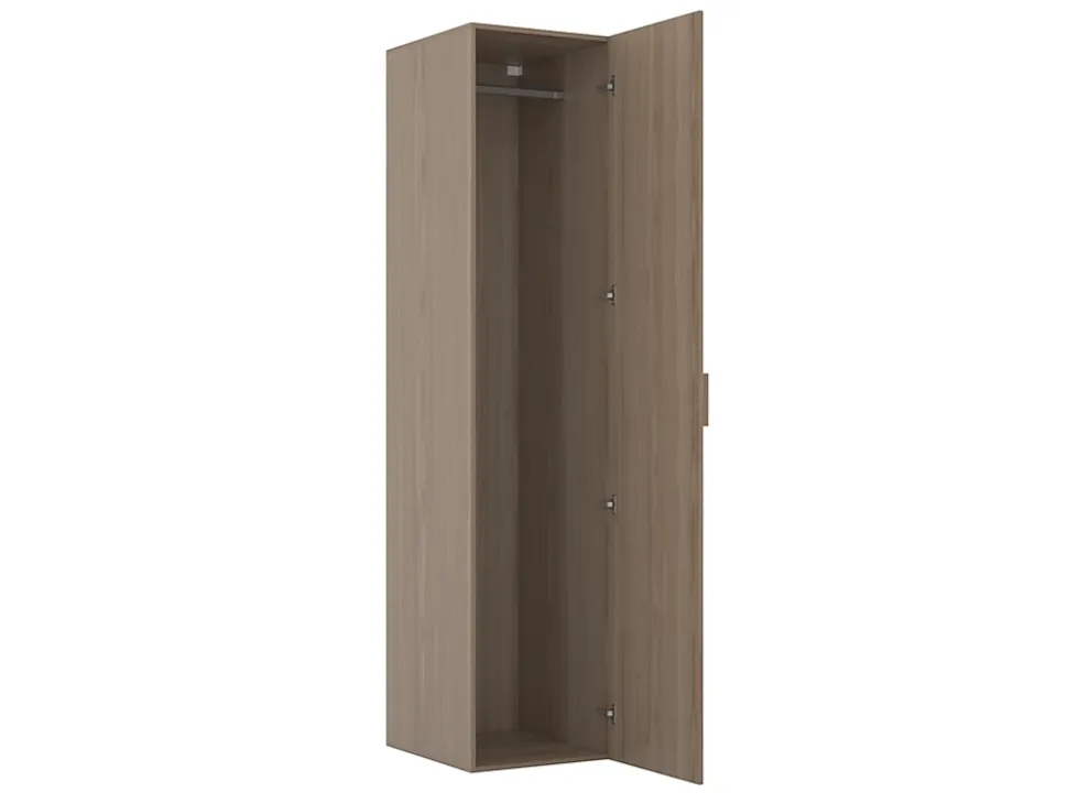 Armoire penderie effet chêne GoodHome Atomia H. 225 x L. 50 x P. 58 cm