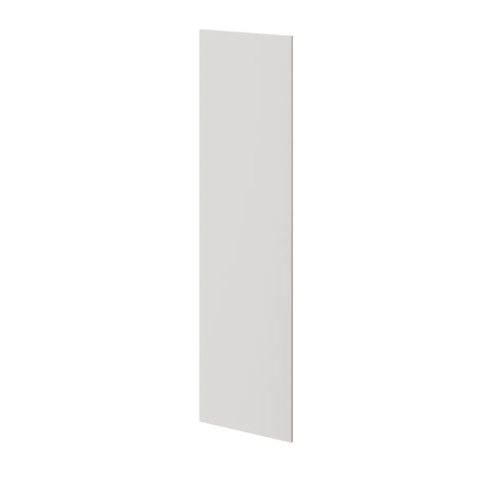 Armoire penderie effet chêne portes battantes blanches sur pieds GoodHome Atomia H. 197,5 x L. 100 x P. 60 cm