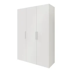 Armoire penderie portes battantes blanche GoodHome Atomia H. 225 x L. 150 x P. 60 cm