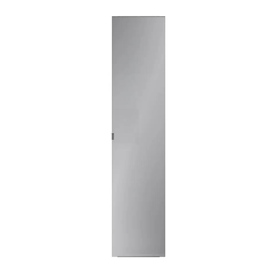 Armoire penderie portes battantes miroir et effet chêne GoodHome Atomia H. 225 x L. 150 x P. 60 cm