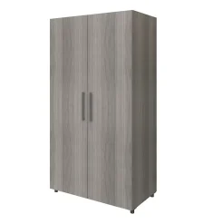 Armoire penderie portes battantes effet chêne grisé GoodHome Atomia H. 187,5 x L. 100 x P. 60 cm