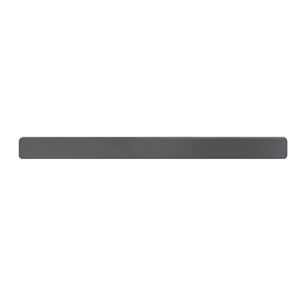 Armoire penderie portes battantes blanche et anthracite brillant GoodHome Atomia H. 187,5 x L. 100 x P. 60 cm