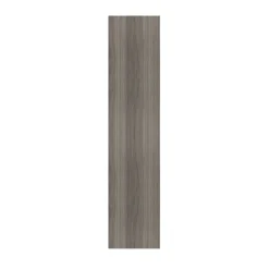 Armoire penderie portes battantes miroir et effet chêne grisé GoodHome Atomia H. 225 x L. 150 x P. 60 cm