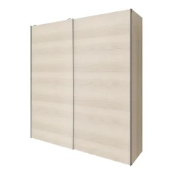Armoire penderie portes coulissantes effet chêne GoodHome Atomia H. 225 x L. 200 x P. 63,5 cm