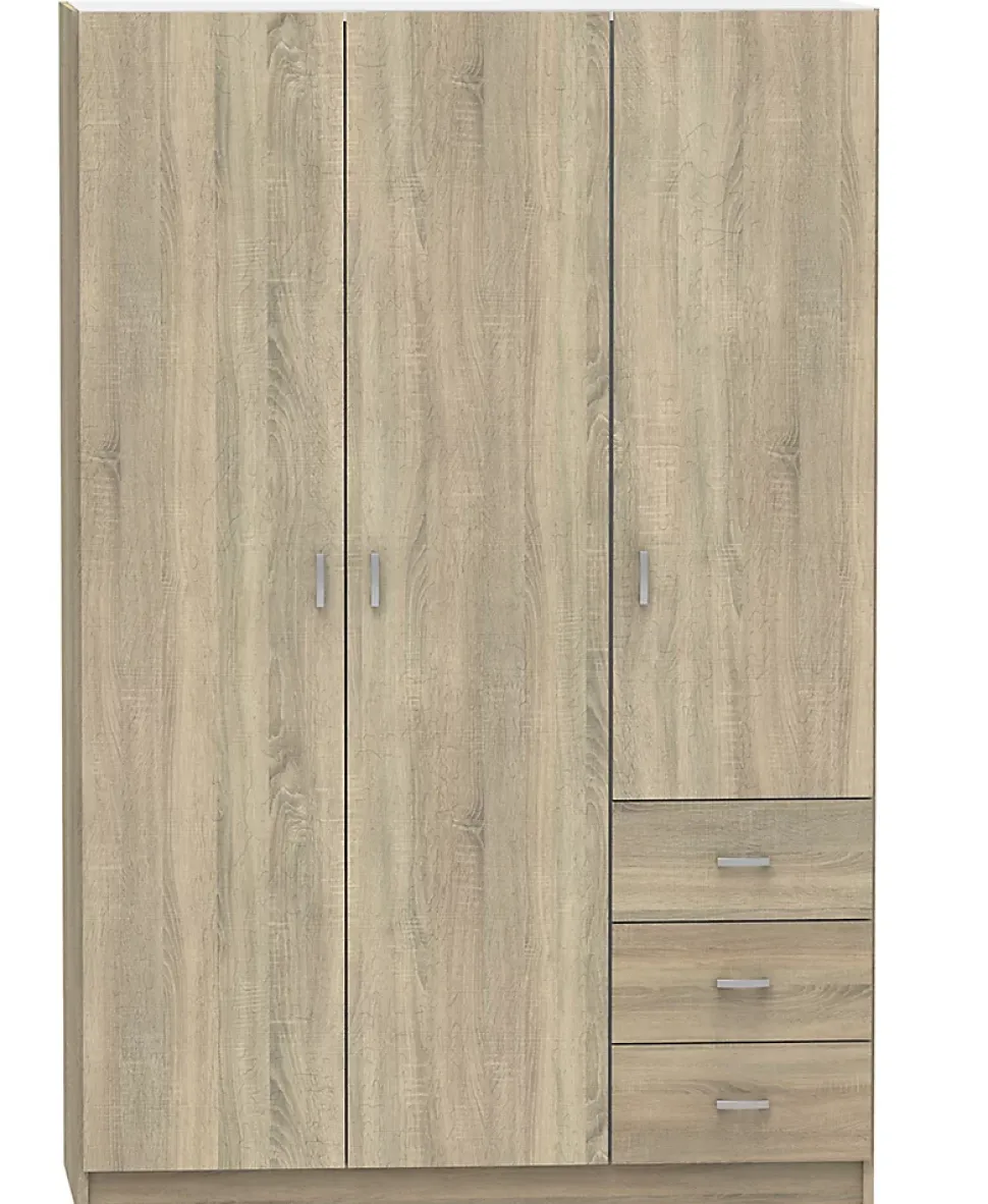 Armoire placard / meuble de rangement coloris cambrian - Hauteur 180 x Longueur 120 x Profondeur 50 cm